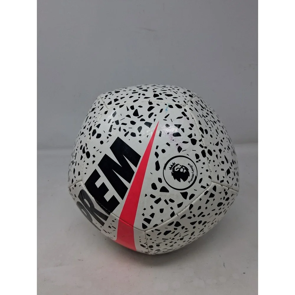 Nike Pitch Premier League Soccer Ball Size 5 White Black Red SC3983-100